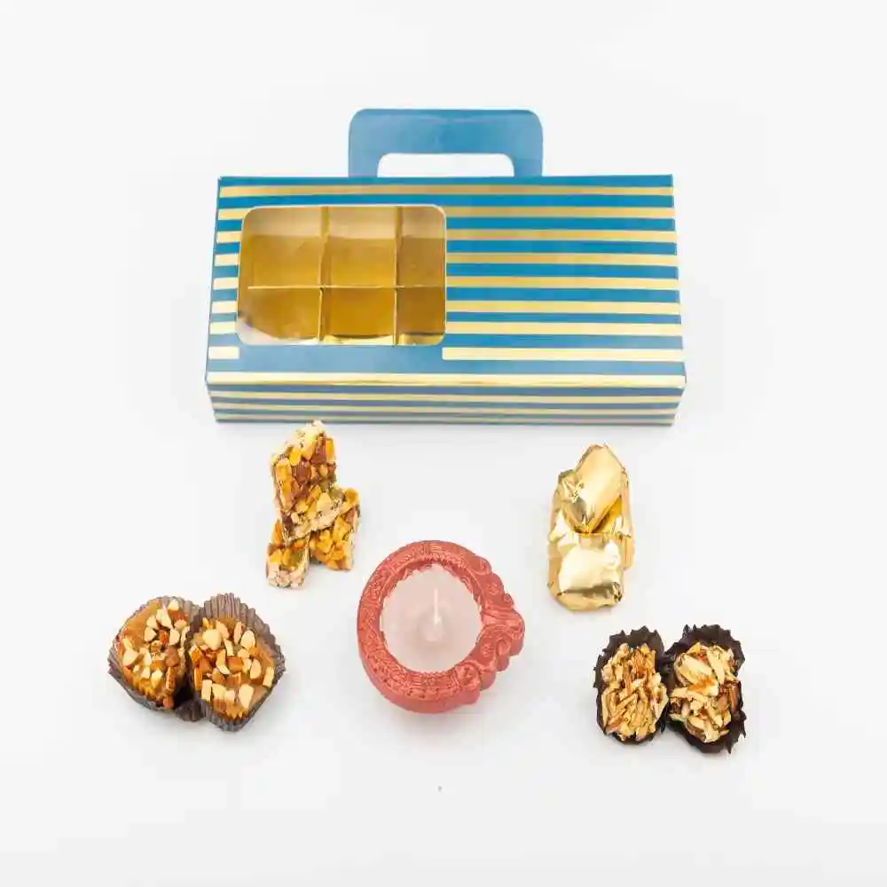 Dry Fruit and Diya Gift Box for Office Diwali Gifting in India